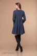 Платье 1336 синий+белый горох Svetlana Style