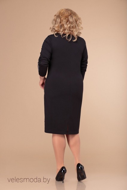 Платье 1340 черный Svetlana Style