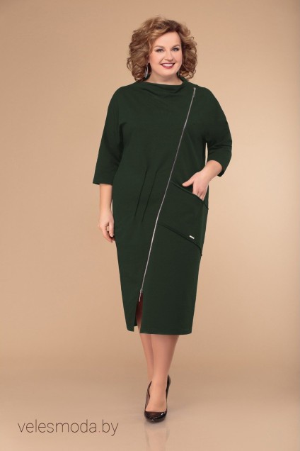 Платье 1349 зеленый Svetlana Style