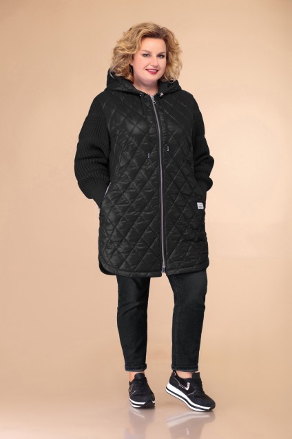 *Куртка 1448 черный Svetlana Style