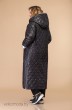 Пальто 1459 черный+серый Svetlana Style