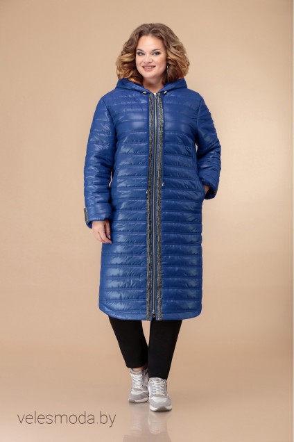 Пальто 1461 синий Svetlana Style
