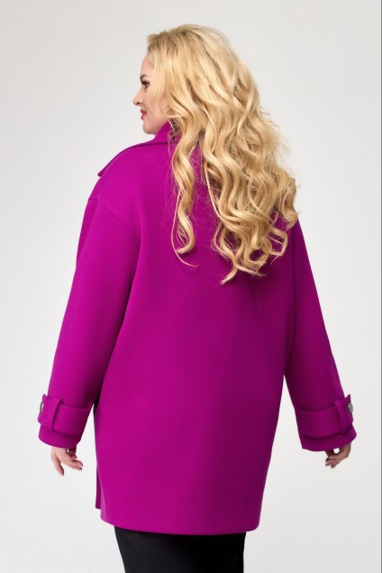 Пальто 1652 фиолетовый Svetlana Style
