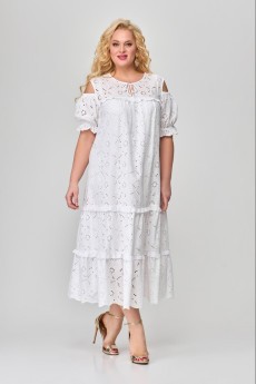 Платье 1670 белый Svetlana Style