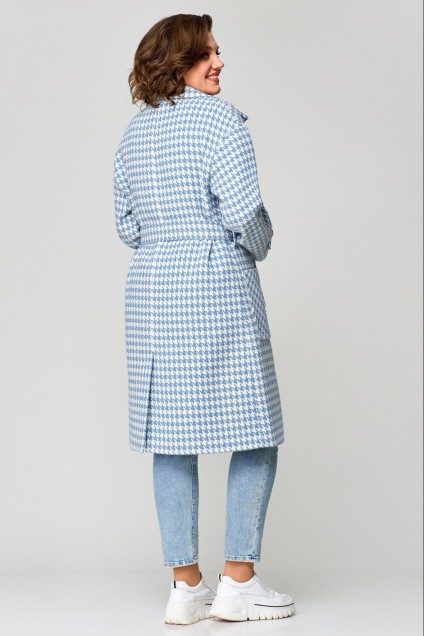 Пальто 1687 голубой Svetlana Style