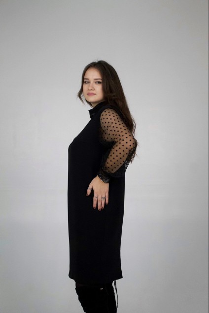 Платье 1697 черный Svetlana Style