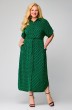 Платье 1699 зеленый + черный Svetlana Style