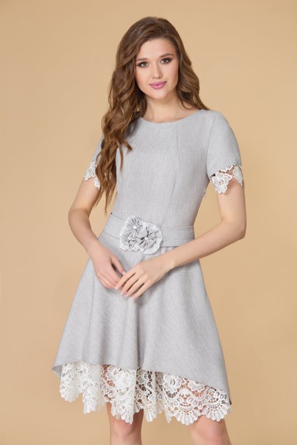 Платье 903 серый Svetlana Style