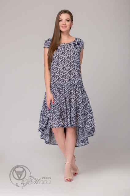Платье 956 синий Svetlana Style