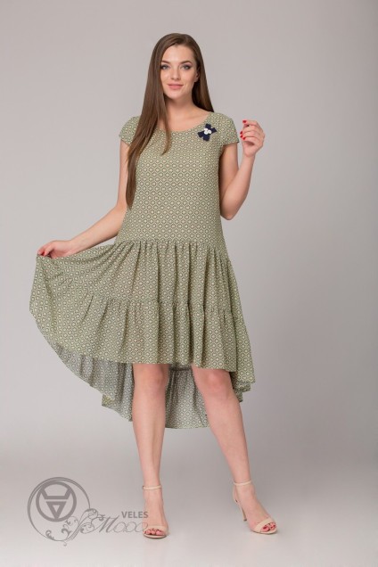 Платье 956 хаки Svetlana Style