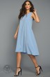 Платье 1328 голубой TEFFI Style