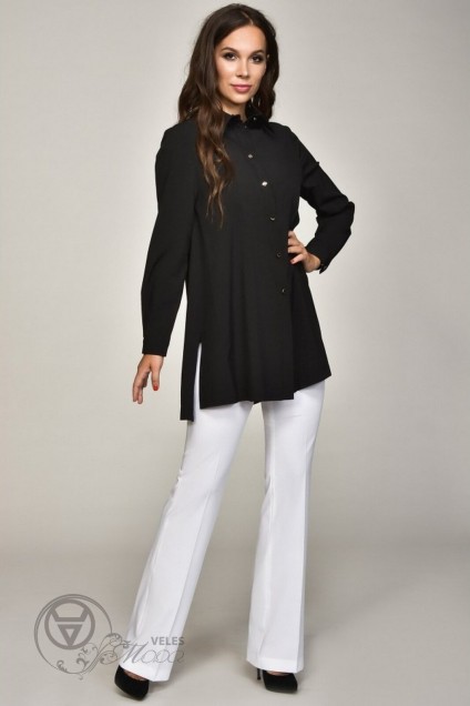 Блузка 1354 черный TEFFI Style