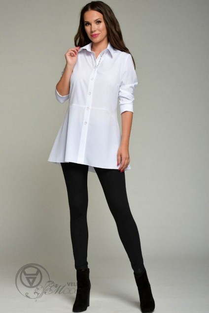 Блузка 1359 белый TEFFI Style