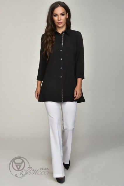 Блузка 1359 черный TEFFI Style