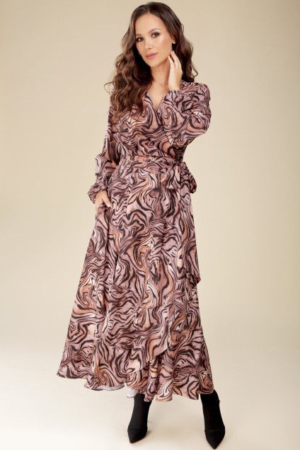 Платье 1417 бурбон TEFFI Style