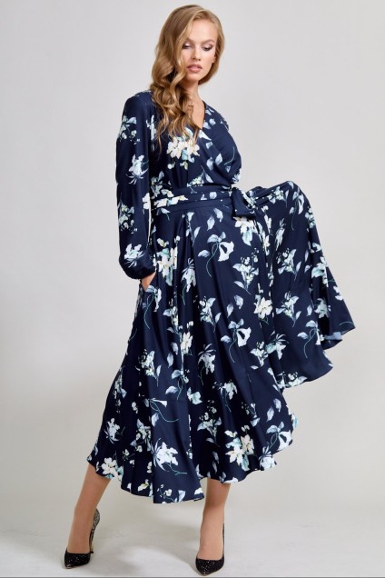 Платье 1417 сапфировый TEFFI Style