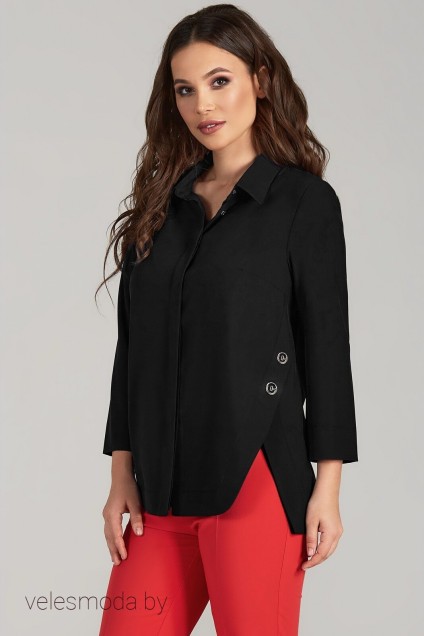 Блузка 1504 черный TEFFI Style