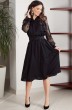 Платье 1544 черный TEFFI Style