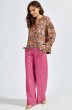 Блузка 1503-1 цветная фиалка TEFFI Style