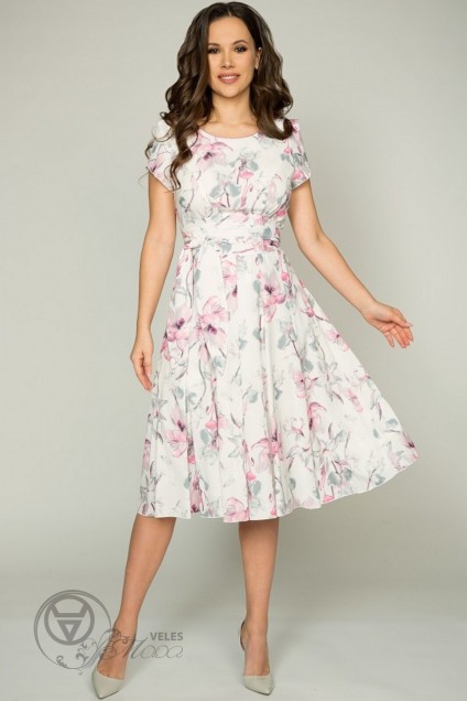 Платье 721-2 розовый TEFFI Style