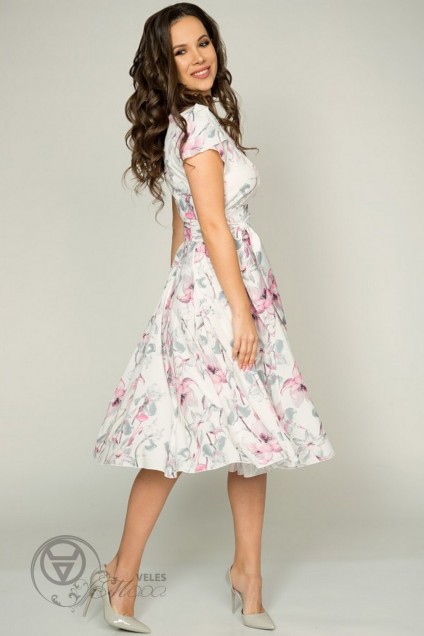 Платье 721-2 розовый TEFFI Style