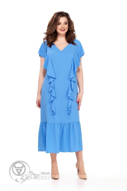 Платье 180 голубой TEZA