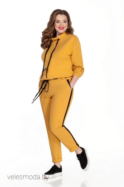Спортивный костюм 320 желтый+желтый TEZA