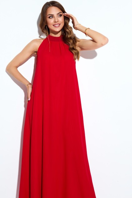 Платье 4131 красный TEZA