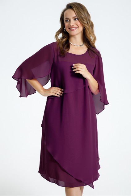 Платье 722 фиолетовый TEZA