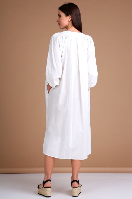 Платье 6544 белый Tair-Grand