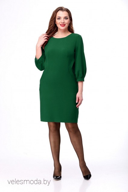 Платье 317 зеленый Talia Fashion