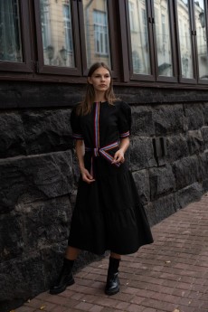 Платье 001 черный Tanya Arzhanova