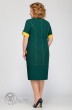 Платье 1201 зеленый+желтый (короткий рукав) Tellura-l