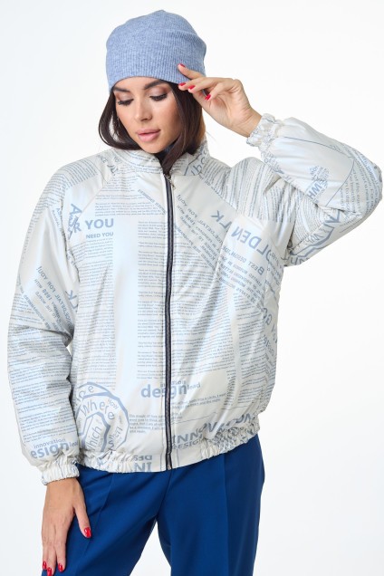 Куртка 7091 молочно-голубой Tender and nice