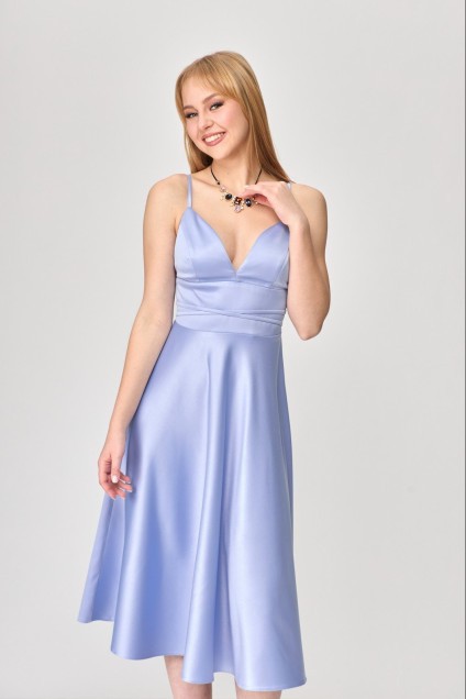 Платье-сарафан 7381 голубой Tender and nice