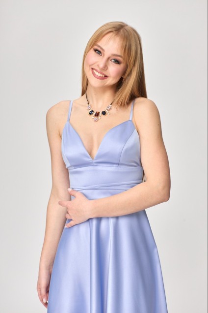Платье-сарафан 7381 голубой Tender and nice