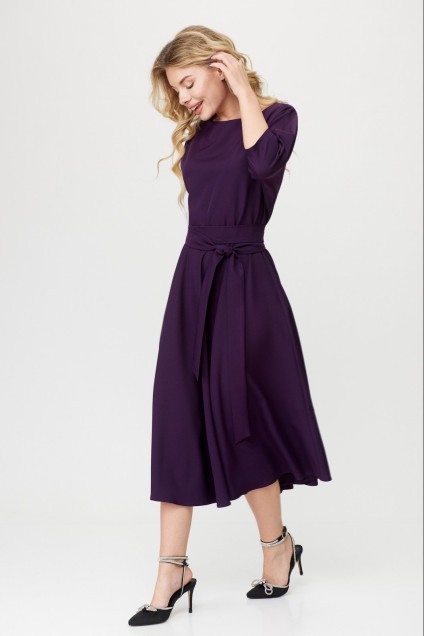 Платье 7408 фиолетовый баклажан Tender and nice