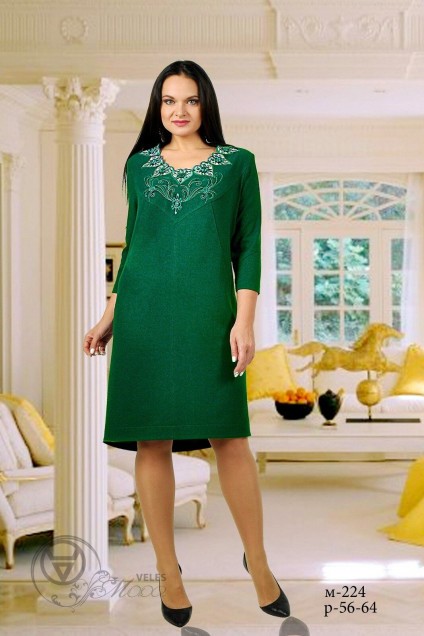Платье 224 зеленый Tensi