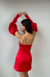 Платье  0054 красный The Woman