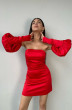 Платье  0054 красный The Woman