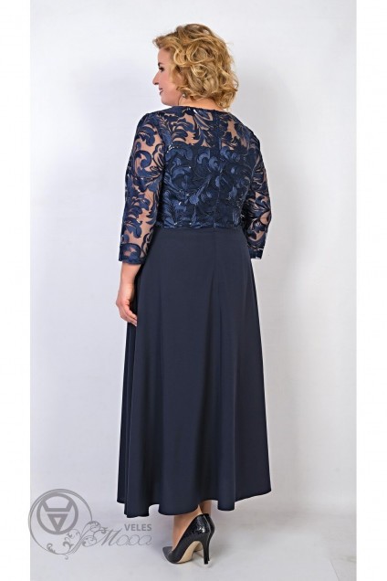 Платье 109-17 синий TtricoTex Style