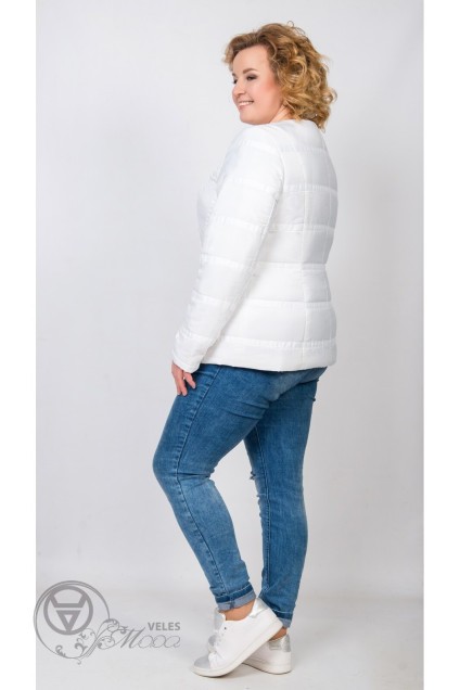 Куртка 1507 белый TtricoTex Style
