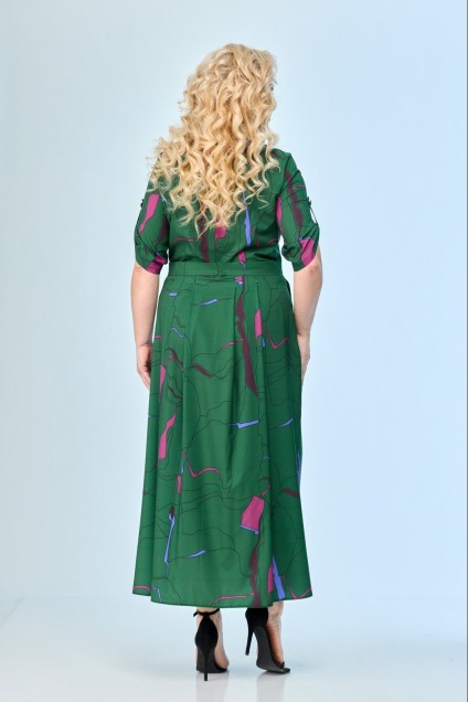 Платье 1716 зелень TtricoTex Style