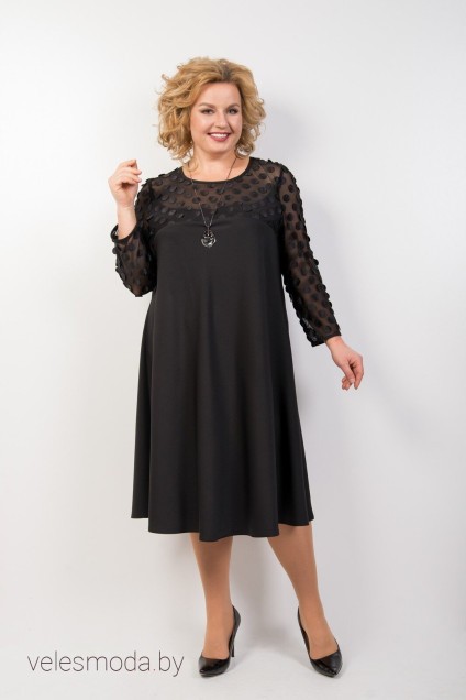 Платье 37-19 черный TtricoTex Style