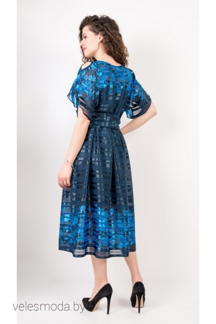 Платье 1913 синий TtricoTex Style
