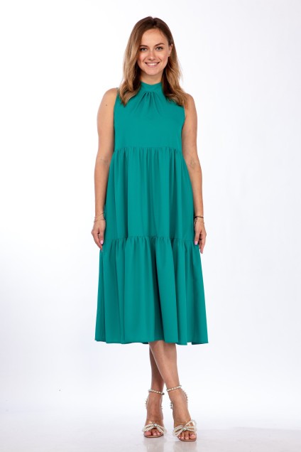 Платье 2211 зеленый TtricoTex Style