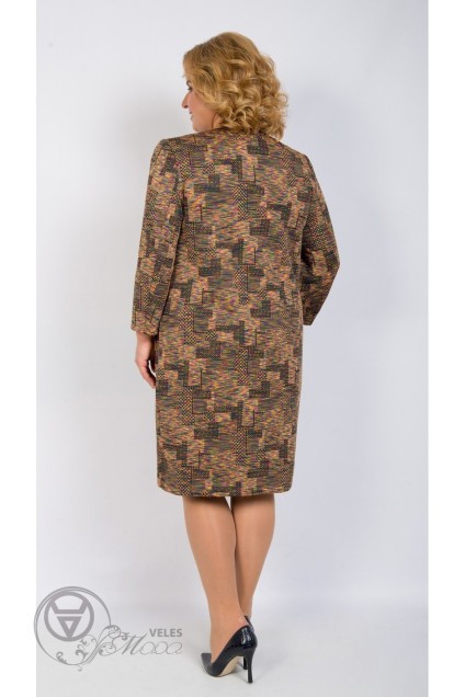 Платье 27-18 коричневый TtricoTex Style