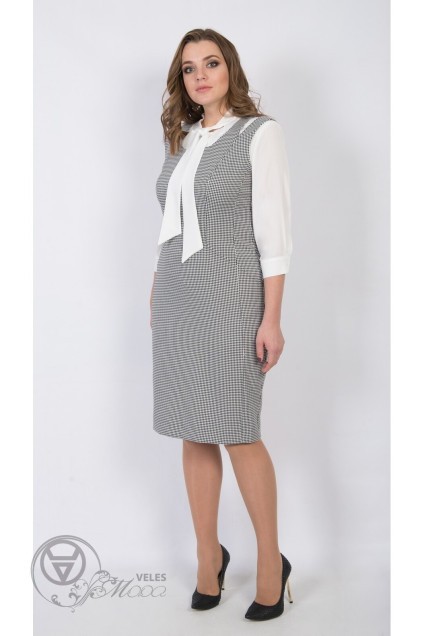 Сарафан+блузка 6817-1 серый TtricoTex Style