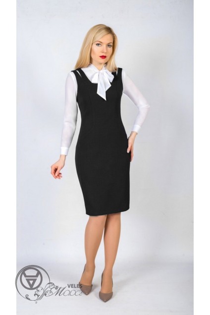 Сарафан+блузка 6817 черный TtricoTex Style