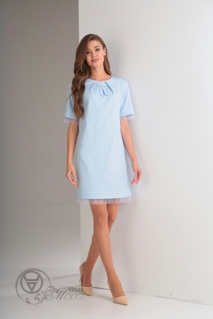 Платье 7425 голубой Tvin